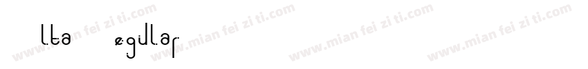 Alta Regular字体转换